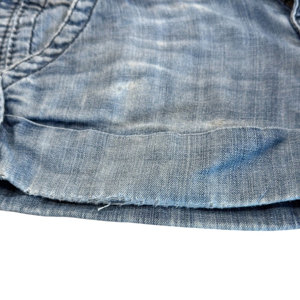 VINTAGE RARE True Religion Sammy Short Sz 27 Low Rise Y2K Vintage Casual - Picture 5 of 12